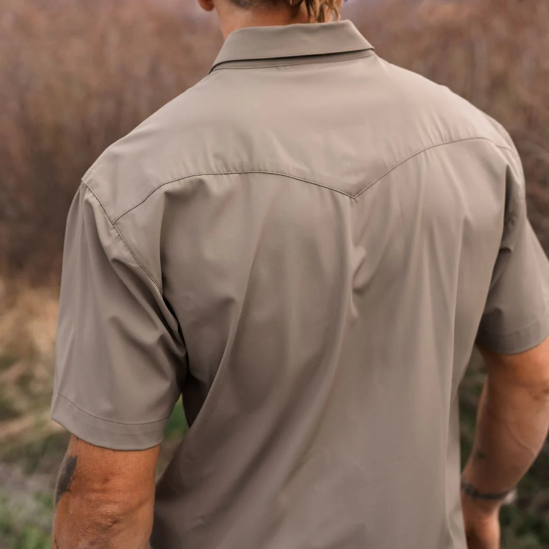 Raised by Coyotes Sage Pearl Snap Shirt