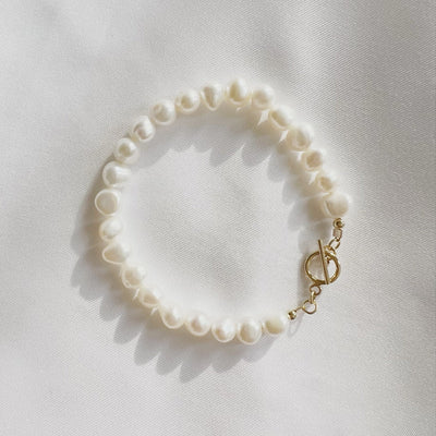 Saltwater Pearl Toggle Bracelet - Southern Soule Designs