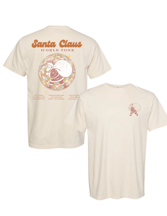 Santa Claus World Tour Tee - Southern Soule Designs