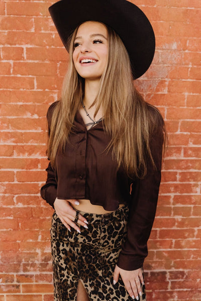 Sante Top Dark Chocolate ZT244213 - Southern Soule Designs