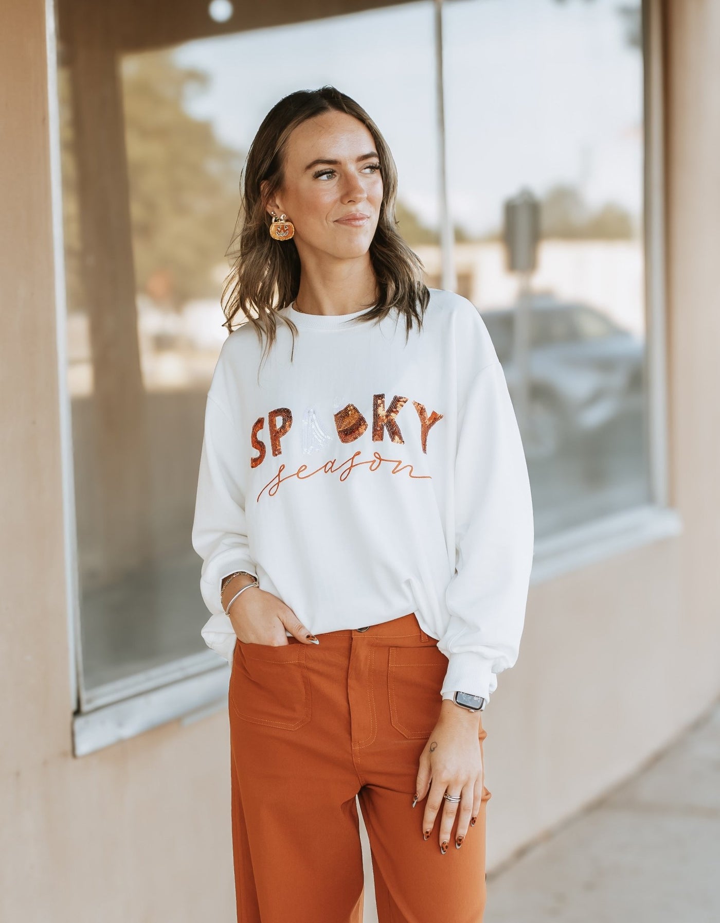 Sarah Spooky Season Sweatshirt - Southern Soule Designs
