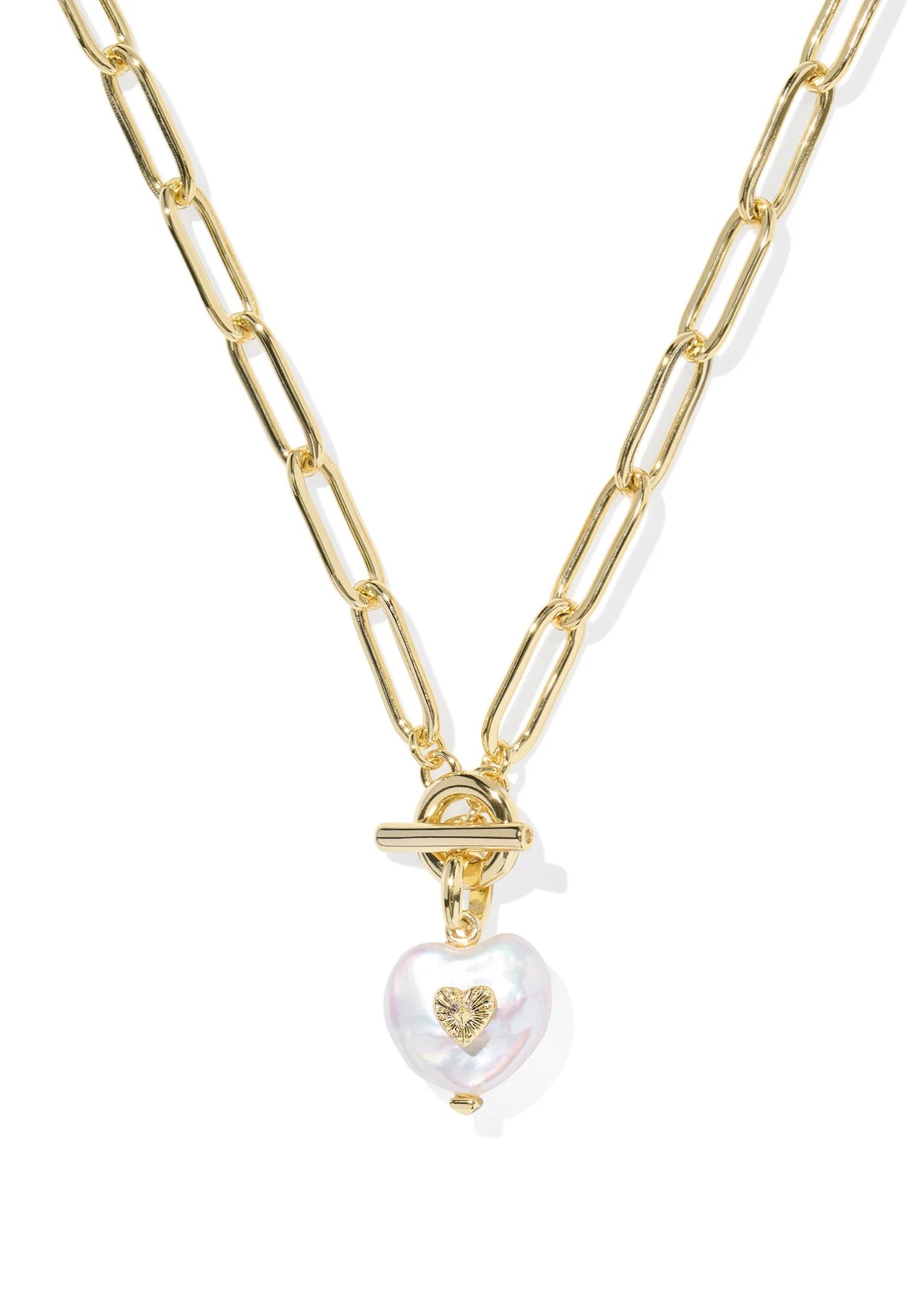Sasha Heart Link and Chain Necklace - Southern Soule Designs