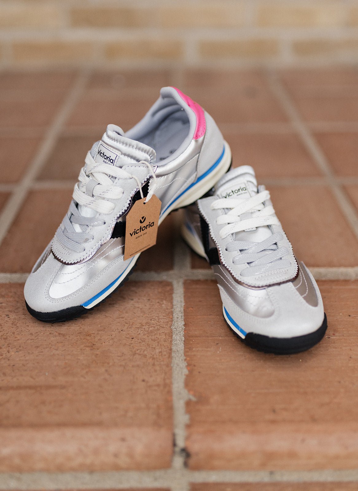 Saturno Silver Metallic & Suede Sneaker - Southern Soule Designs