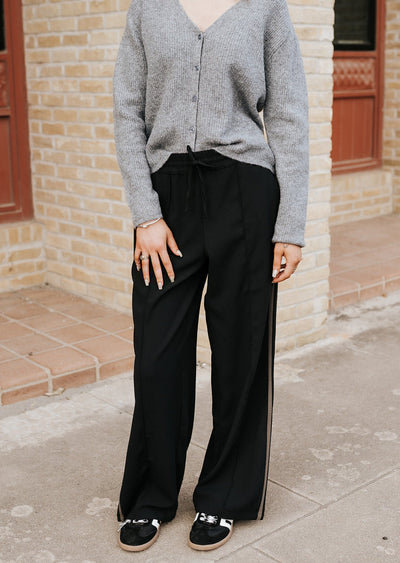 Saunder Track Pant Black ZP253310 - Southern Soule Designs