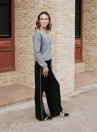 Saunder Track Pant Black ZP253310 - Southern Soule Designs