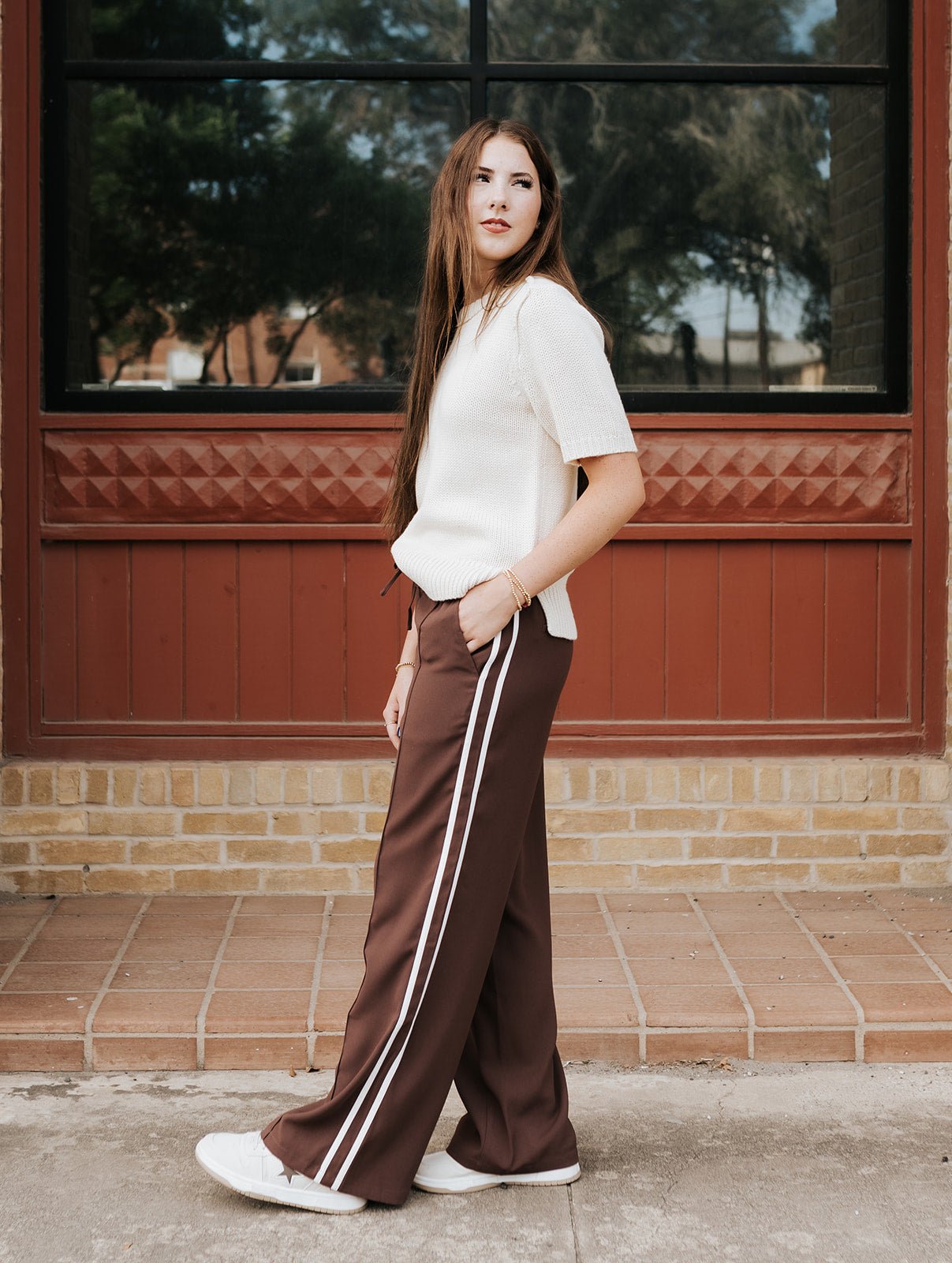 Saunder Track Pant Sandalwood ZP253310 - Southern Soule Designs
