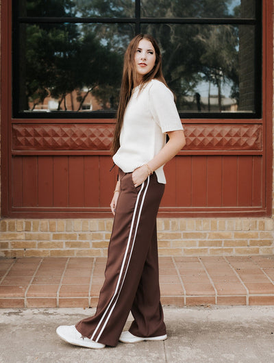 Saunder Track Pant Sandalwood ZP253310 - Southern Soule Designs