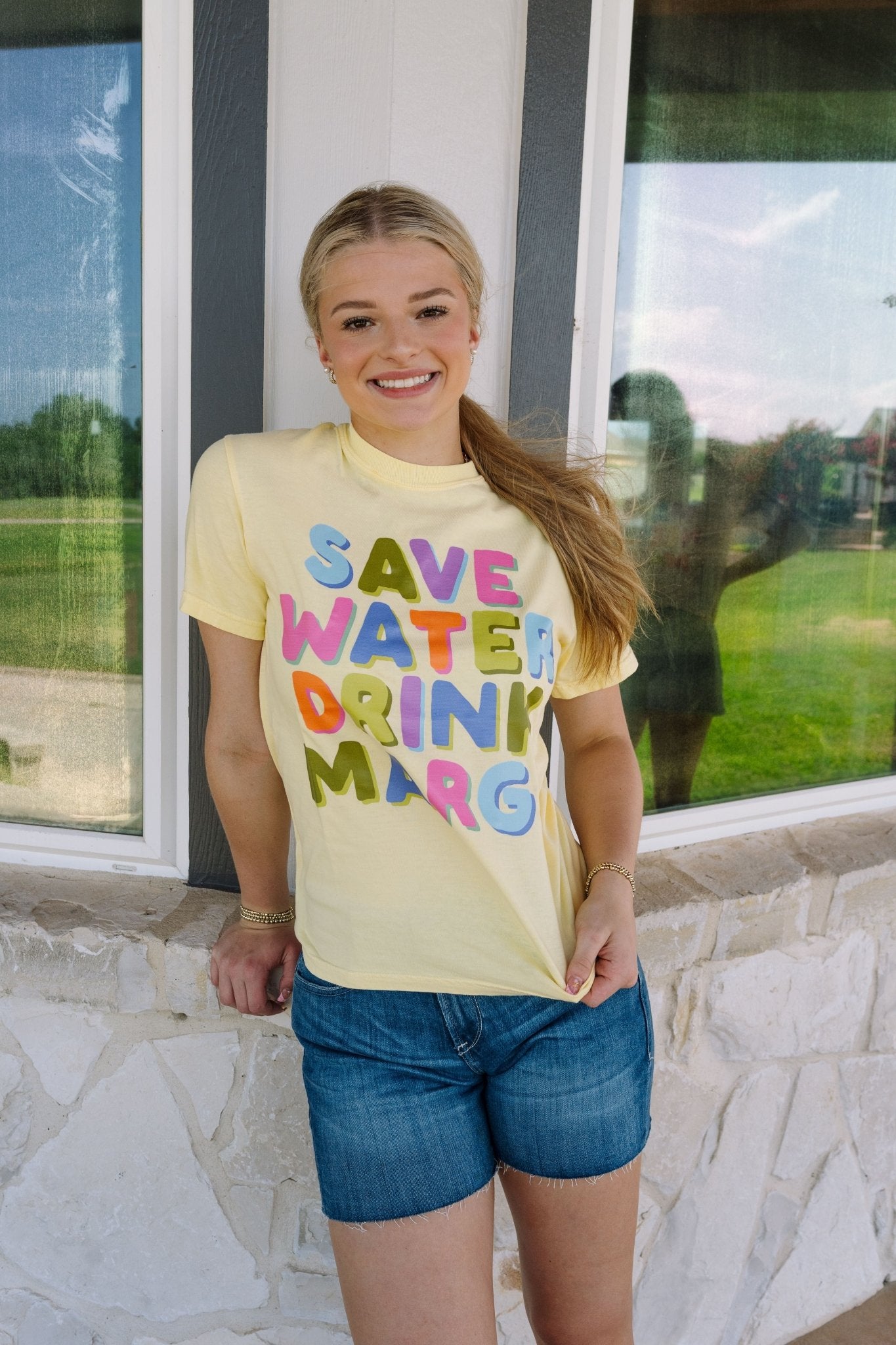 Save Water Drink Margs Graphic Tee - Southern Soule Designs