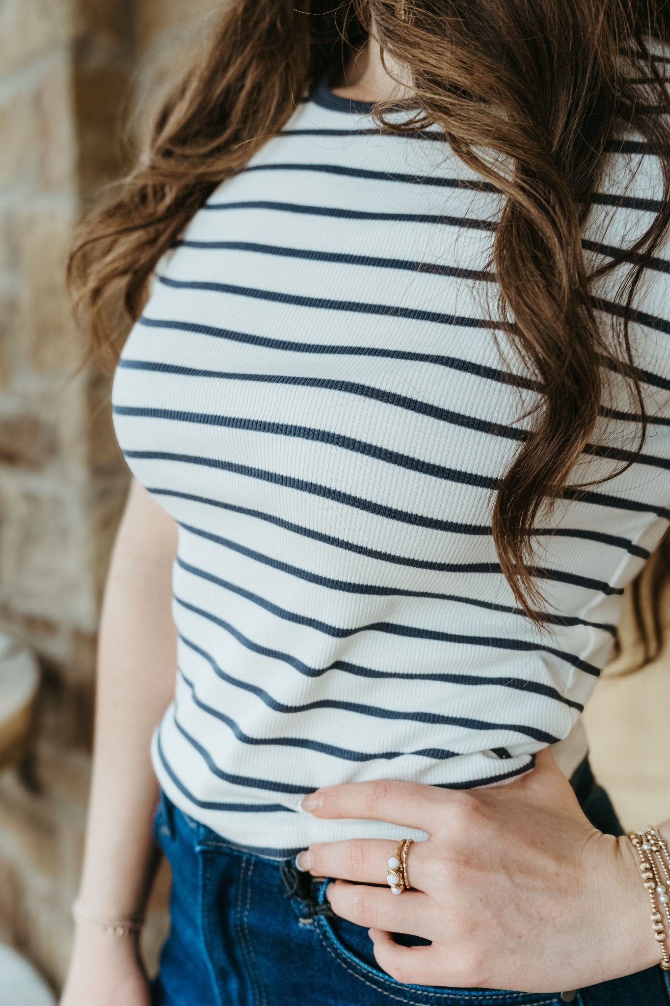 Saxton Striped Tee Supernova ZT251263 - Southern Soule Designs