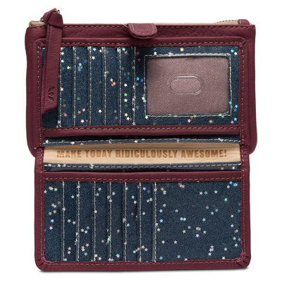 Plum Slim Wallet