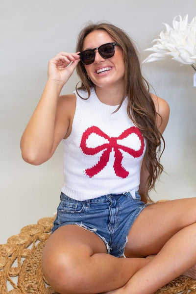 SH12056 Off White Knit Top - Southern Soule Designs