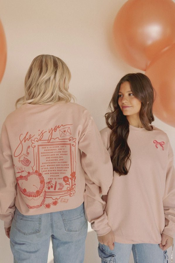 She is You Graphic Sweatshirt - Southern Soule Designs