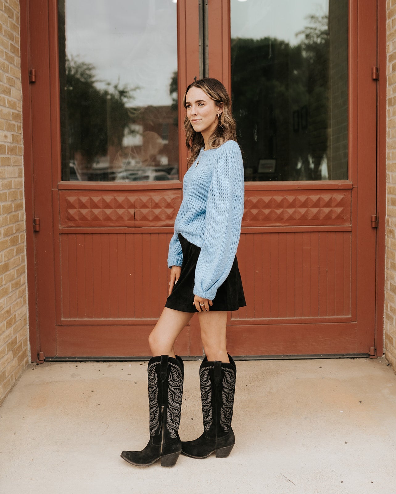 Sheena Sweater Serene Blue ZW254547 - Southern Soule Designs