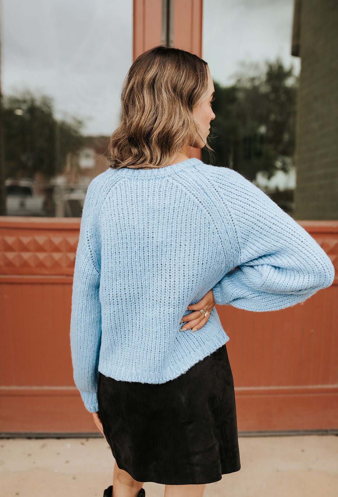 Sheena Sweater Serene Blue ZW254547 - Southern Soule Designs