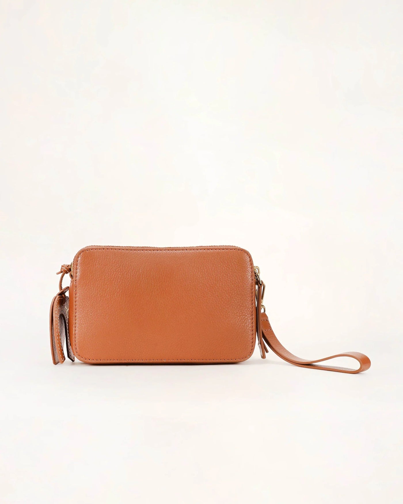 Shell Mini Purse - Brown Leather - Southern Soule Designs