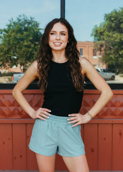 Shorty Shorts Marine Mist ZVS252589S - Southern Soule Designs