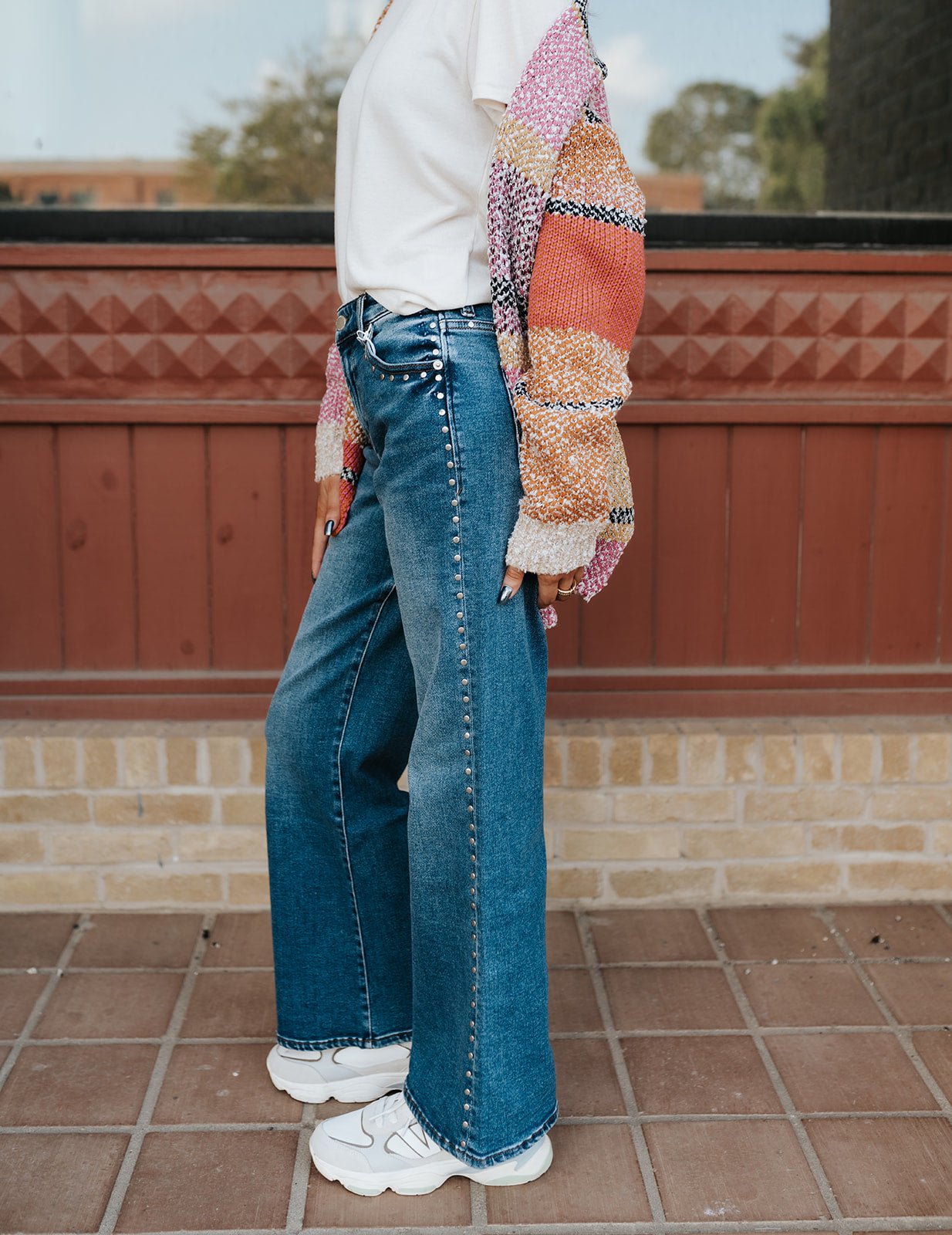 Slate Micah Wide Leg Jean - Southern Soule Designs