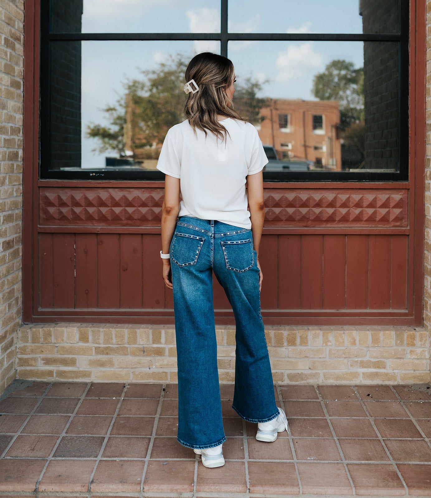 Slate Micah Wide Leg Jean - Southern Soule Designs