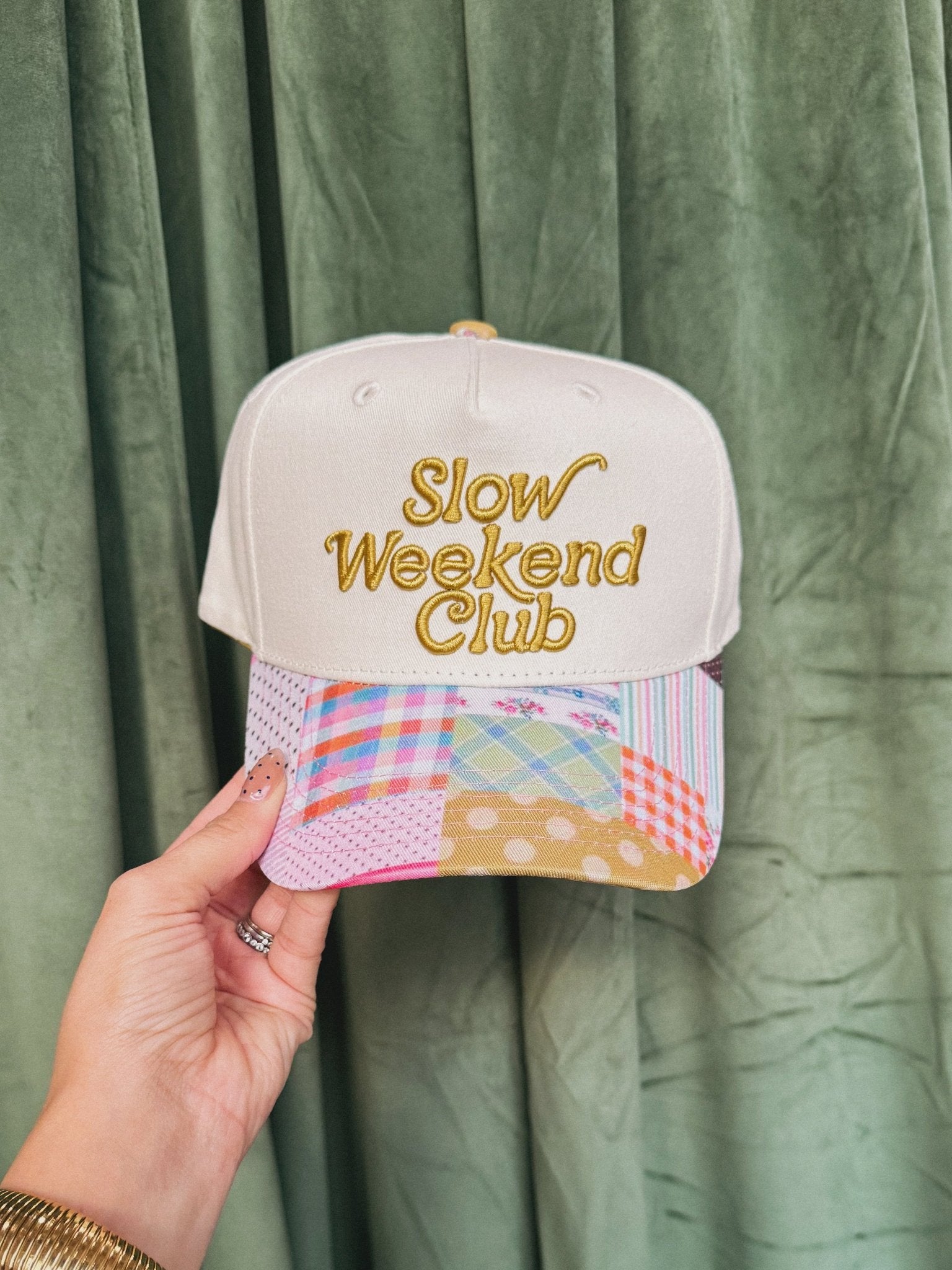 Slow Weekends Club Trucker Hat - Southern Soule Designs