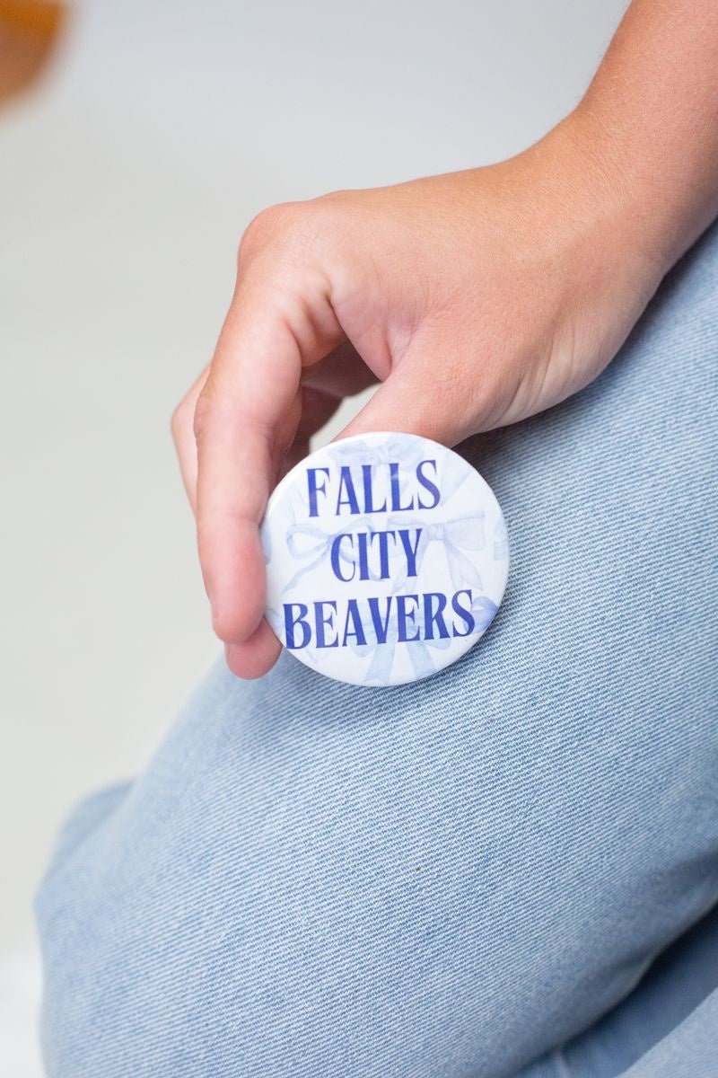 Small Beavers Button - Southern Soule Designs