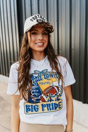 Small Town Big Pride Poth Pirate White Tee - Southern Soule Designs