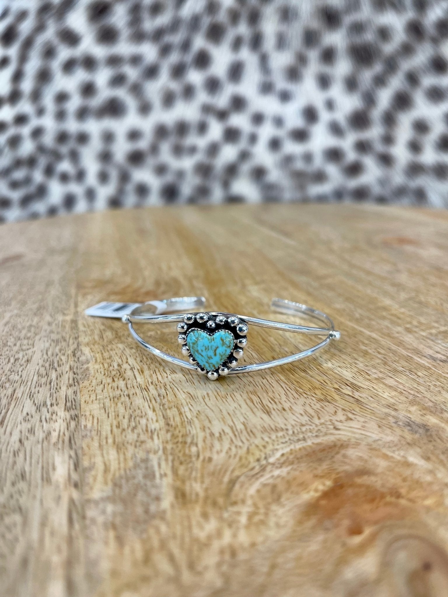Sonyei Coho Kingman Heart Cuff - Southern Soule Designs