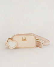 Sophia Shoulder Bag - Beige Floral Leather - Southern Soule Designs