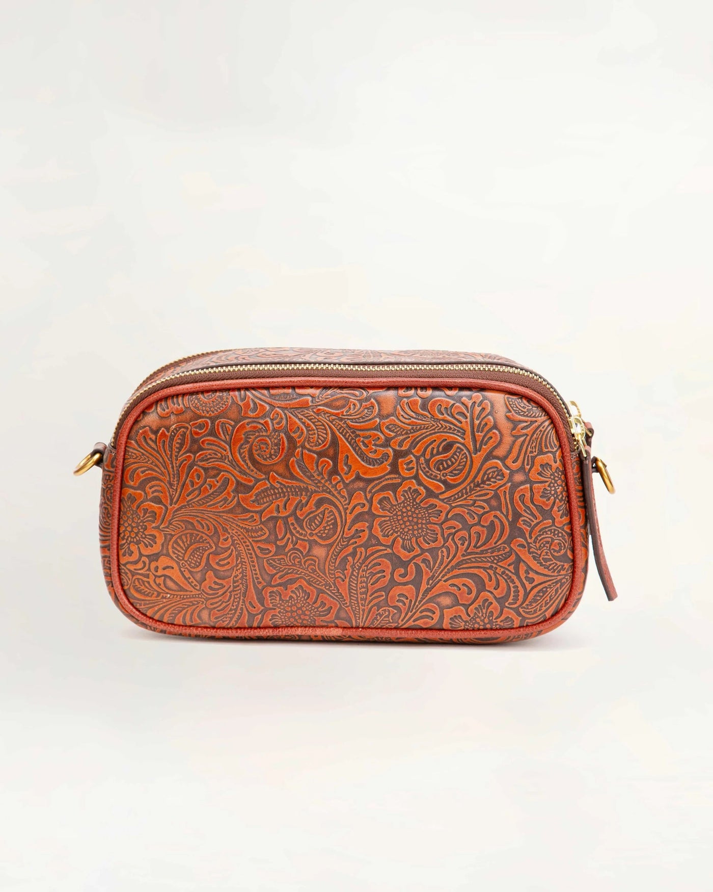 Sophia Shoulder Bag - Brown Floral - Southern Soule Designs