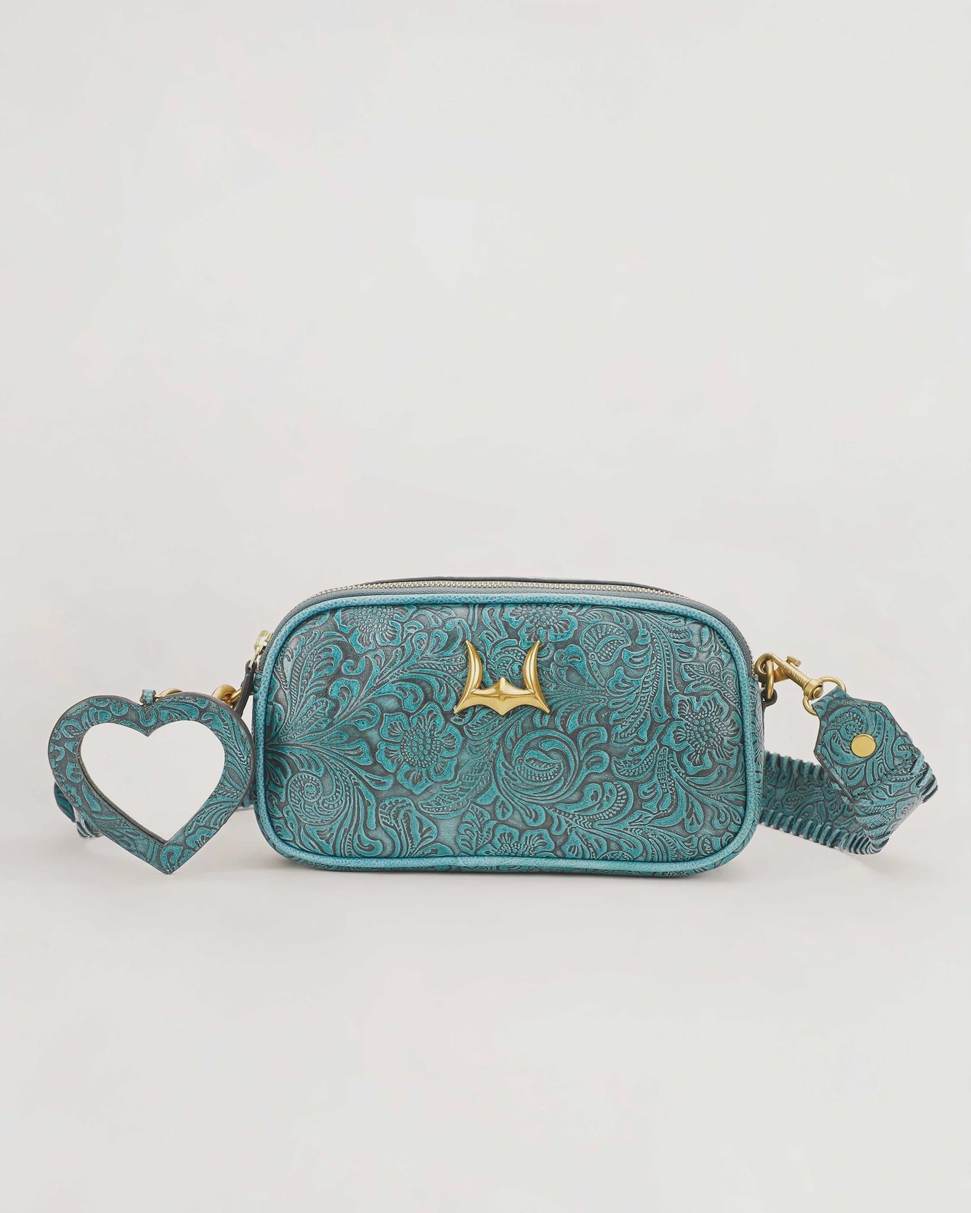 Sophia Shoulder Bag - Turquoise Floral