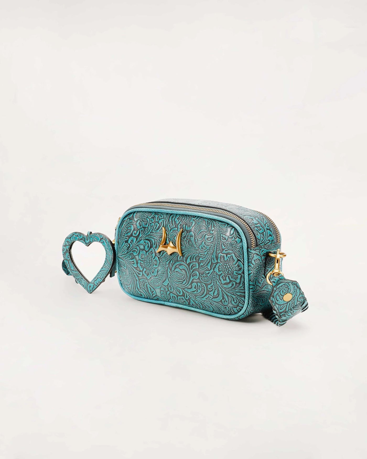Sophia Shoulder Bag - Turquoise Floral