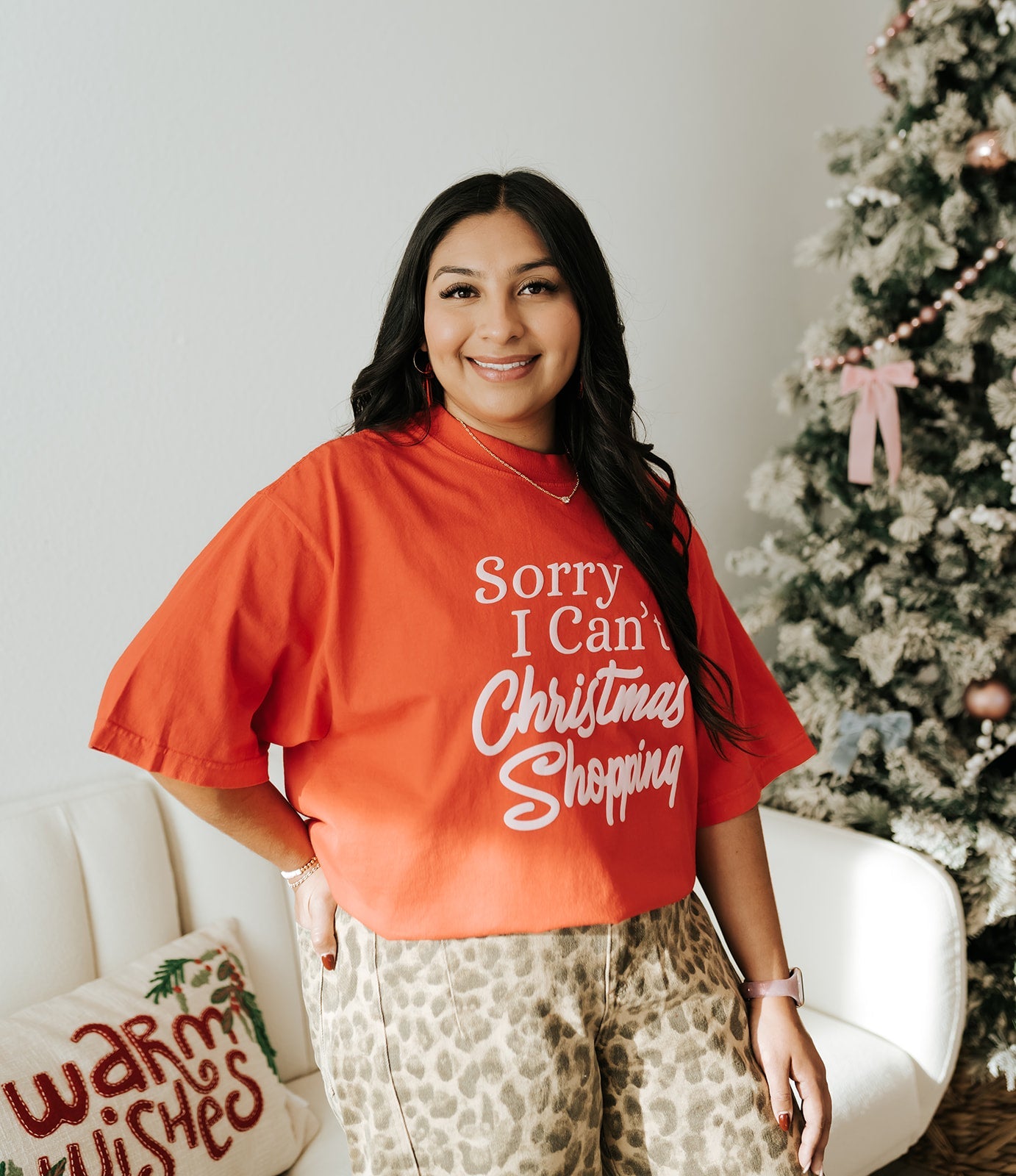 Sorry I Can't Christmas Shopping Tee - Southern Soule Designs