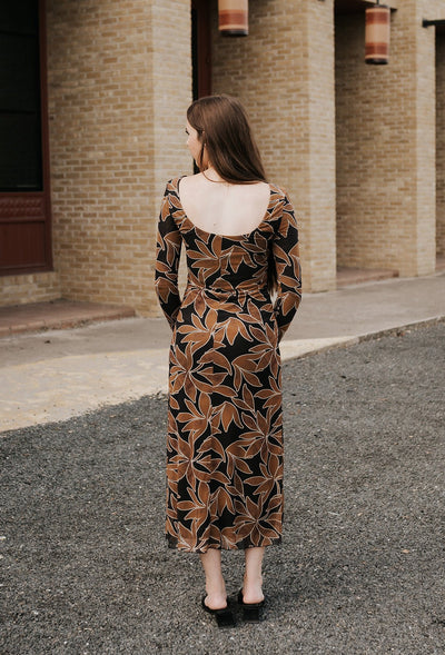 Spellbound Nox Floral Dress Coconut ZD253270 - Southern Soule Designs