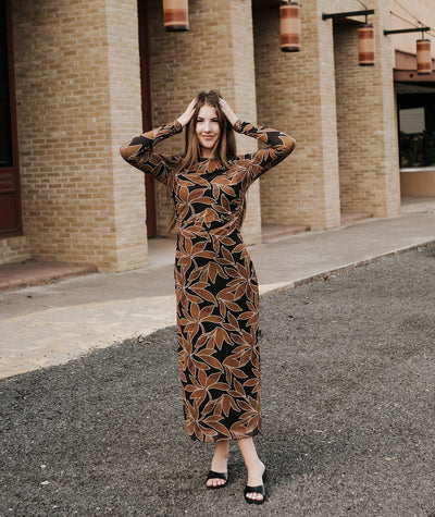 Spellbound Nox Floral Dress Coconut ZD253270 - Southern Soule Designs