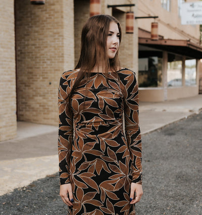 Spellbound Nox Floral Dress Coconut ZD253270 - Southern Soule Designs