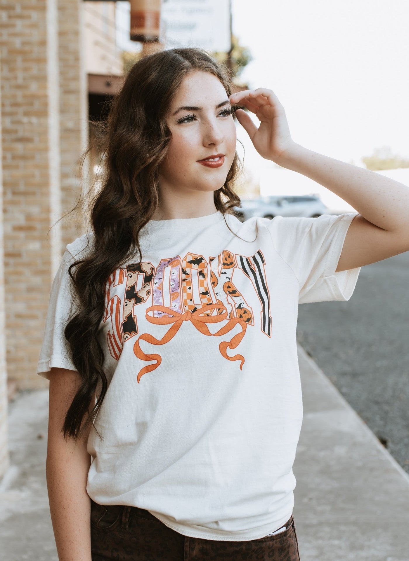 Spooky Bow Tee - Southern Soule Designs