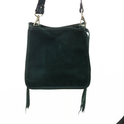 Green Suede Square Tote SQT25