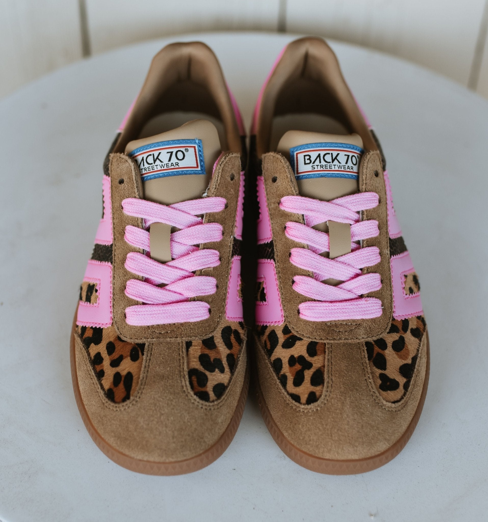 Squid Leopard Zebra Fuxia Sneaker - Southern Soule Designs