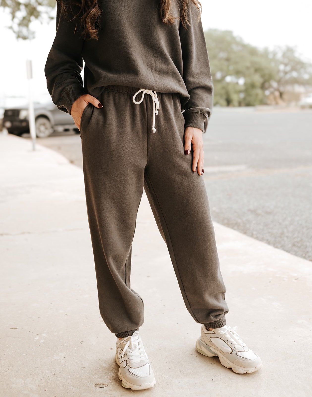 Stadium Cotton Jogger Washed Black ZP253860 - Southern Soule Designs