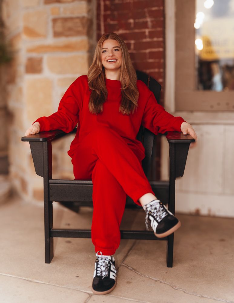 Stadium Jogger Haute Red ZP251214 - Southern Soule Designs