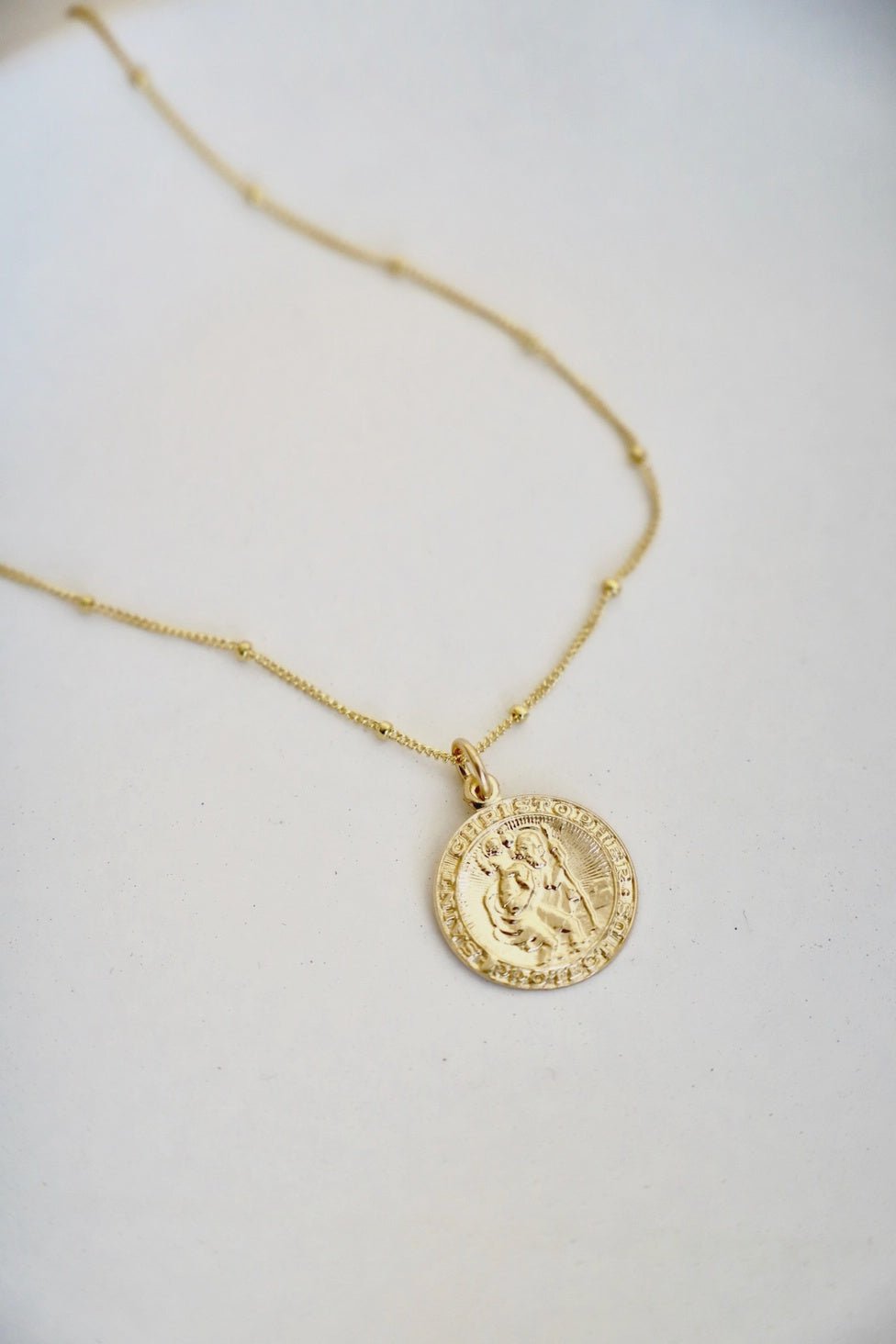 St.Christopher Necklace CN1495G - Southern Soule Designs