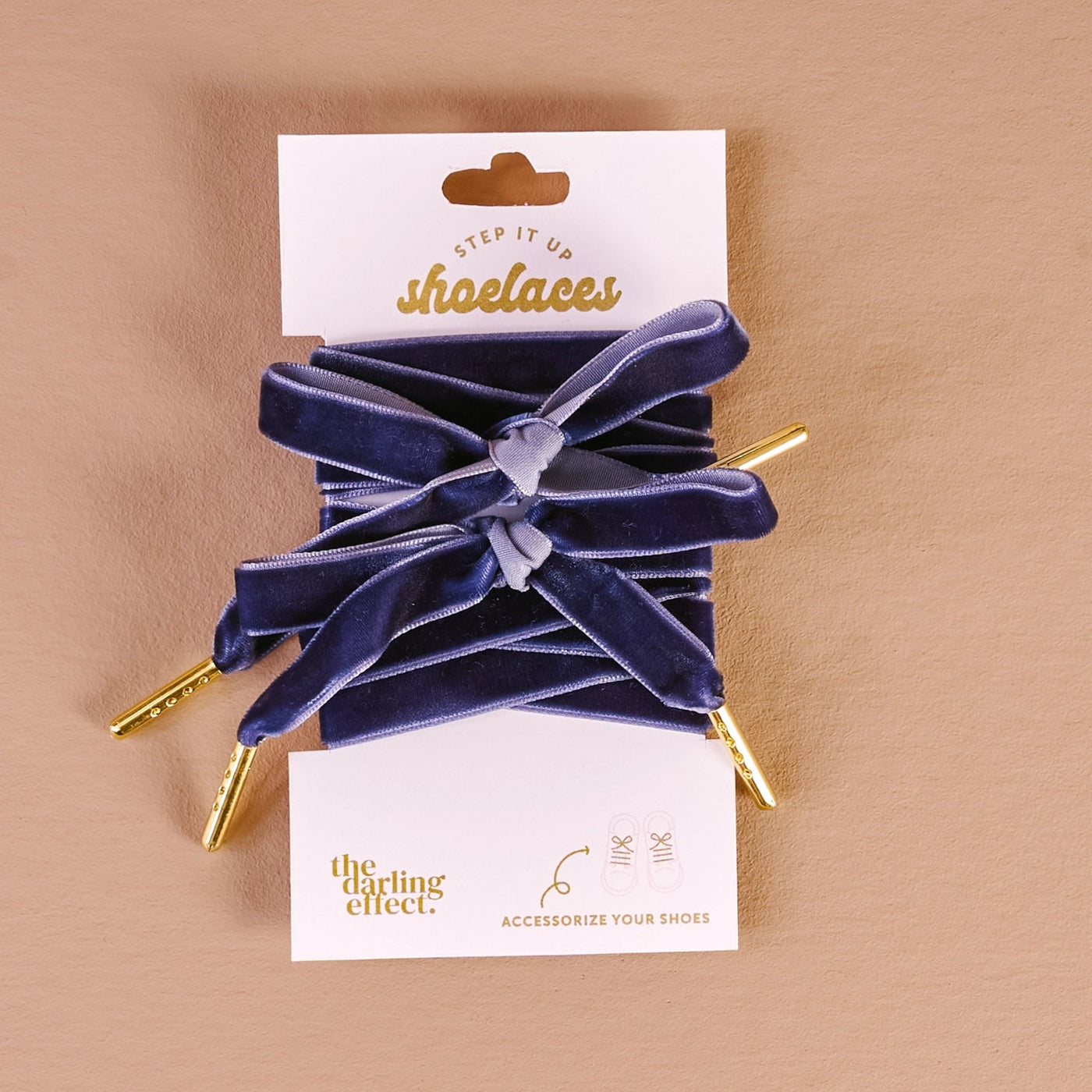 Step It Up Shoelaces - Velvet Blue - Southern Soule Designs