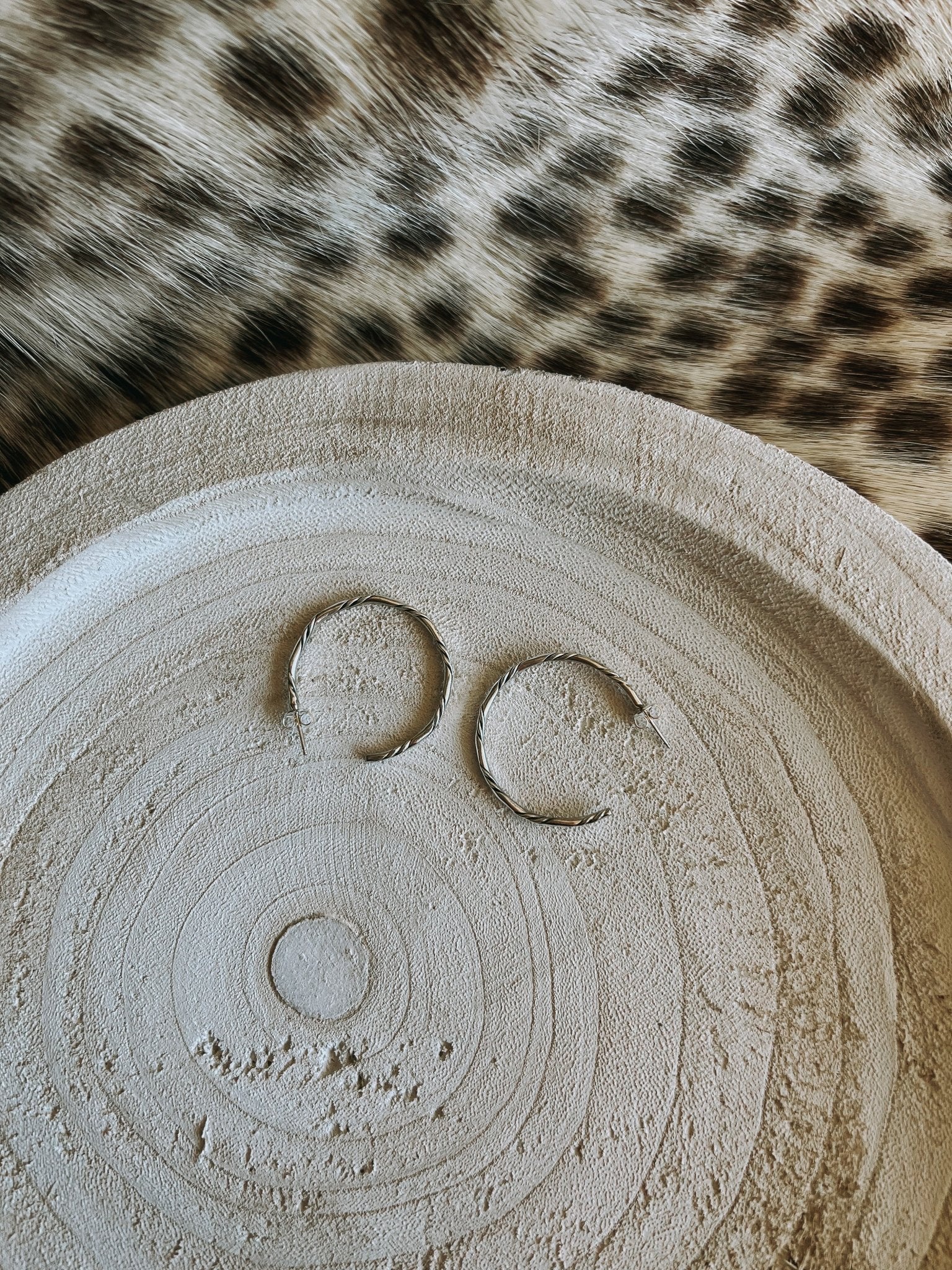 Sterling Silver Hoop Medium - Southern Soule Designs