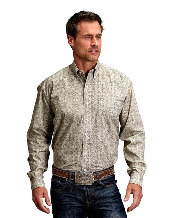 Steston Brown LS Sand Medallion - Southern Soule Designs