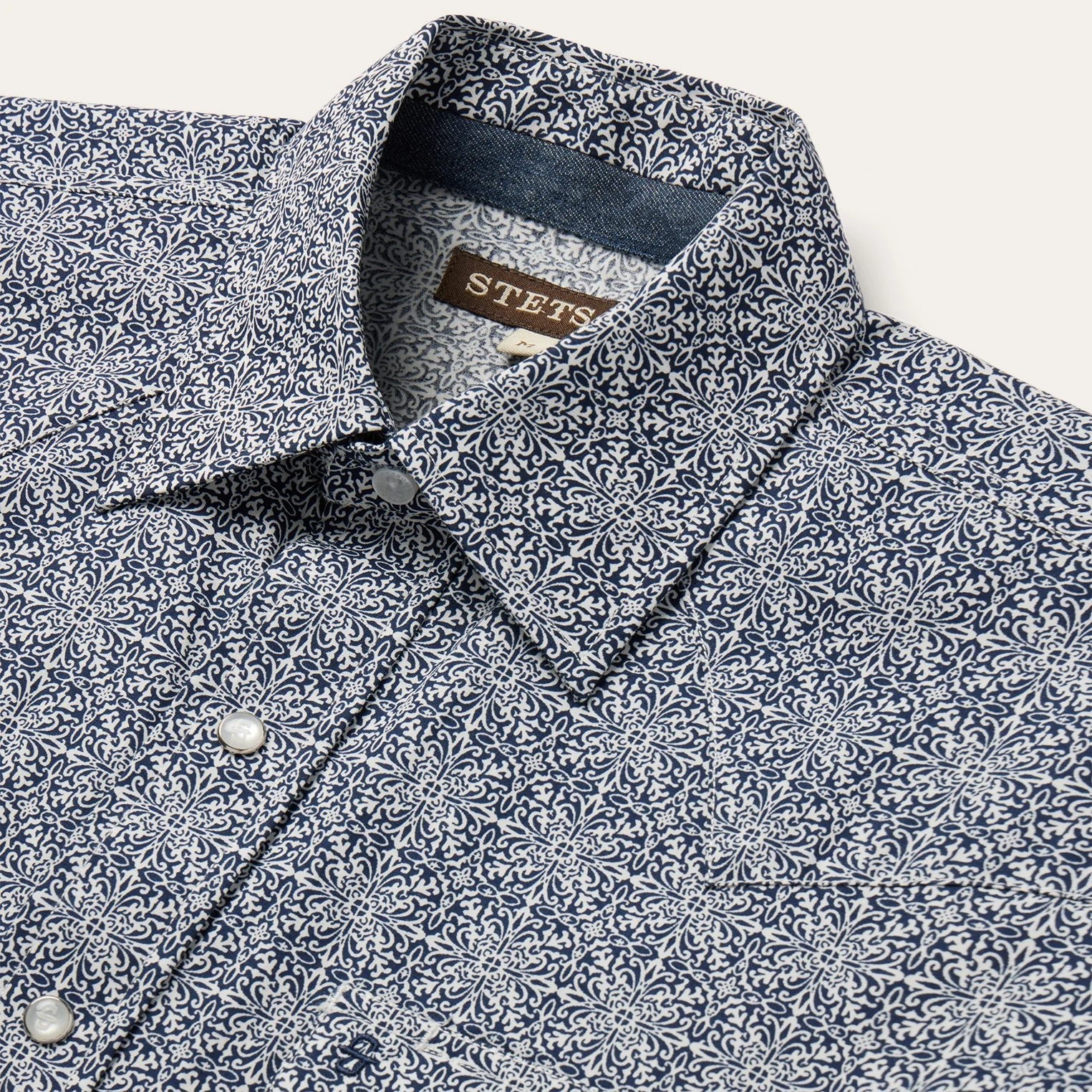 Stetson Blue SS Ornamental Prnt - Southern Soule Designs