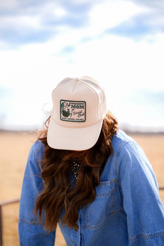 Stock Show Mom Social Club Trucker Hat - Southern Soule Designs