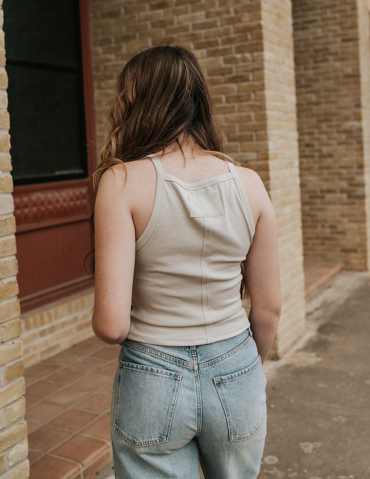 Stone Ribbed Tank Top ET5879 - Southern Soule Designs