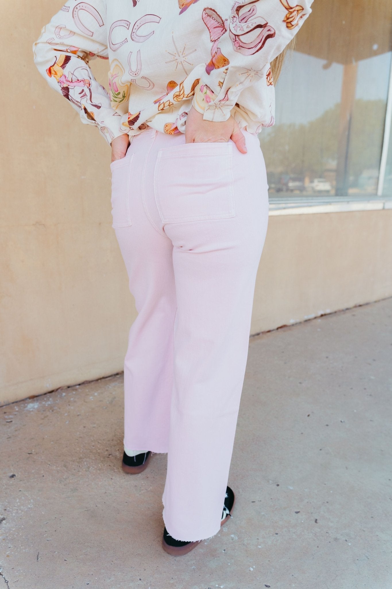 Strawberry Shake Straight Wide Leg Pants MMP623 - Southern Soule Designs