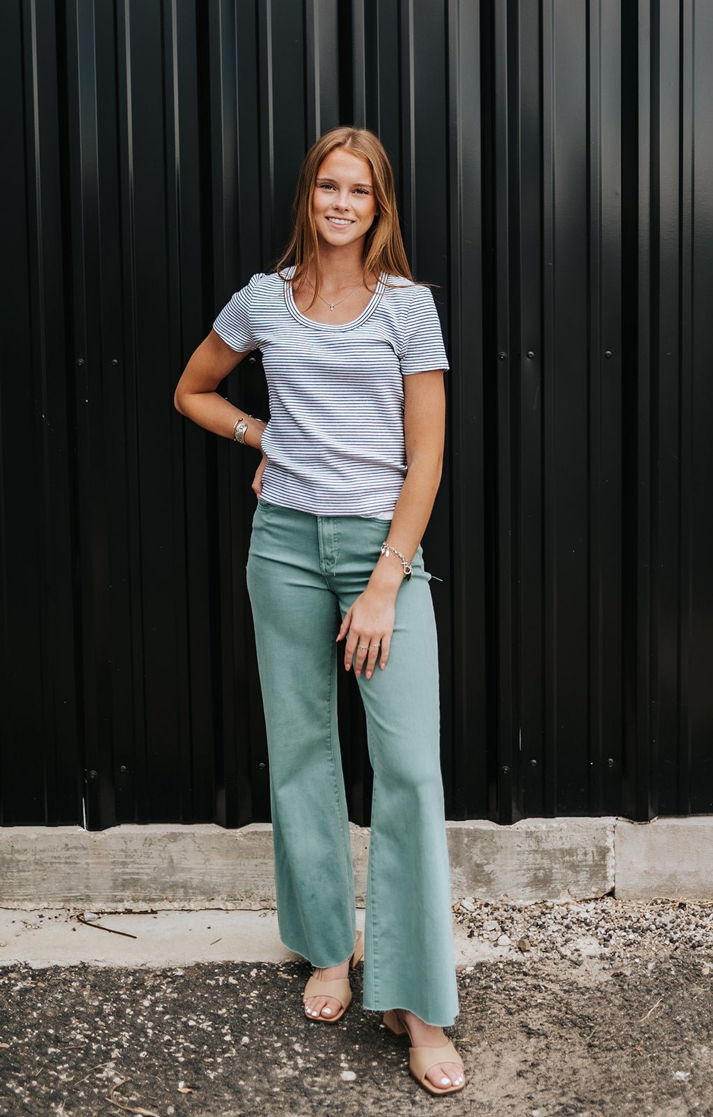 Studio Stripe Journee Tee - Southern Soule Designs