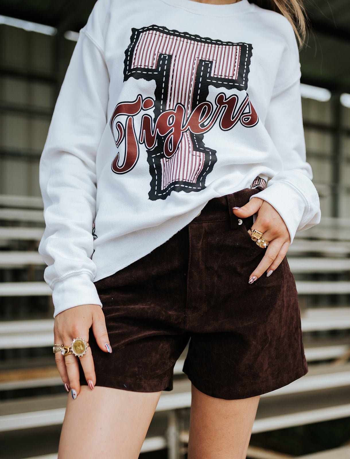 Suede High-Rise Shorts - RB1078 - Southern Soule Designs