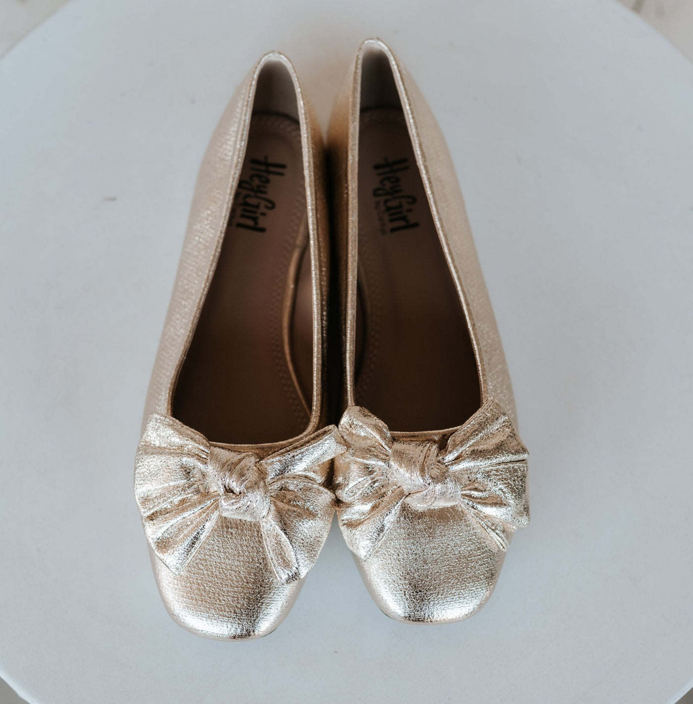 Sugar Rush Gold Crinkle Metallic Flat - Southern Soule Designs